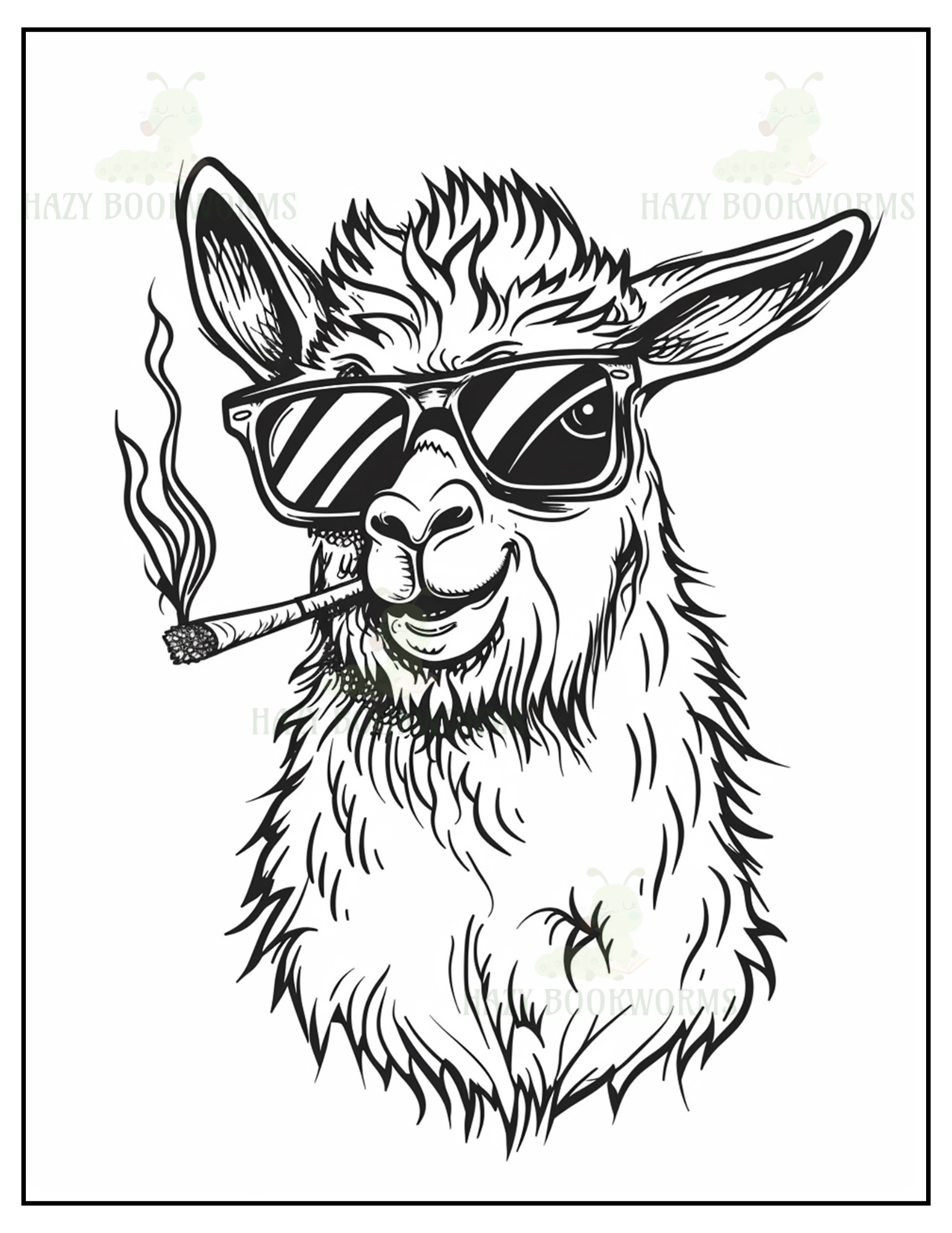 Trippy Animals Coloring Book