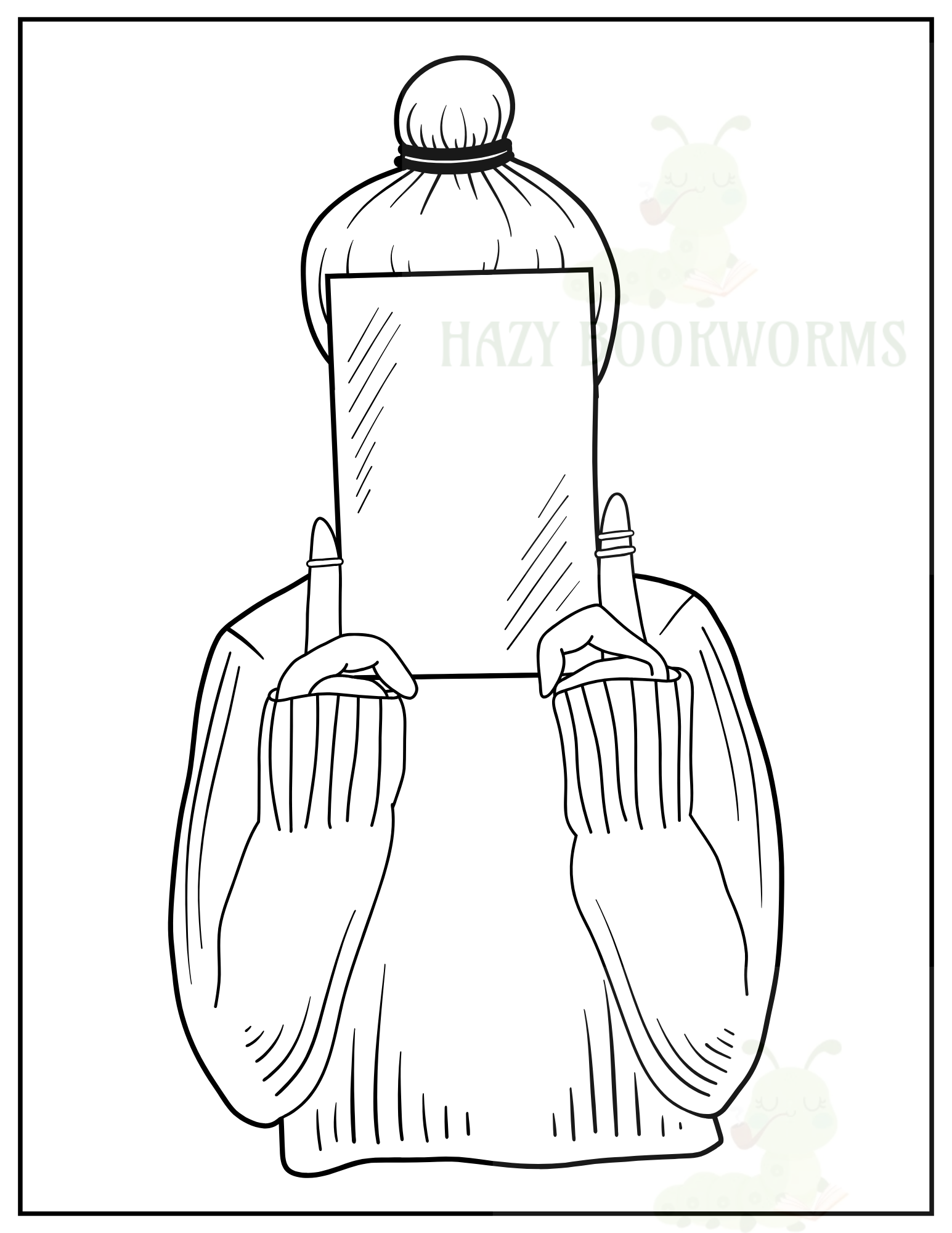 Soothing Bookish Coloring Book