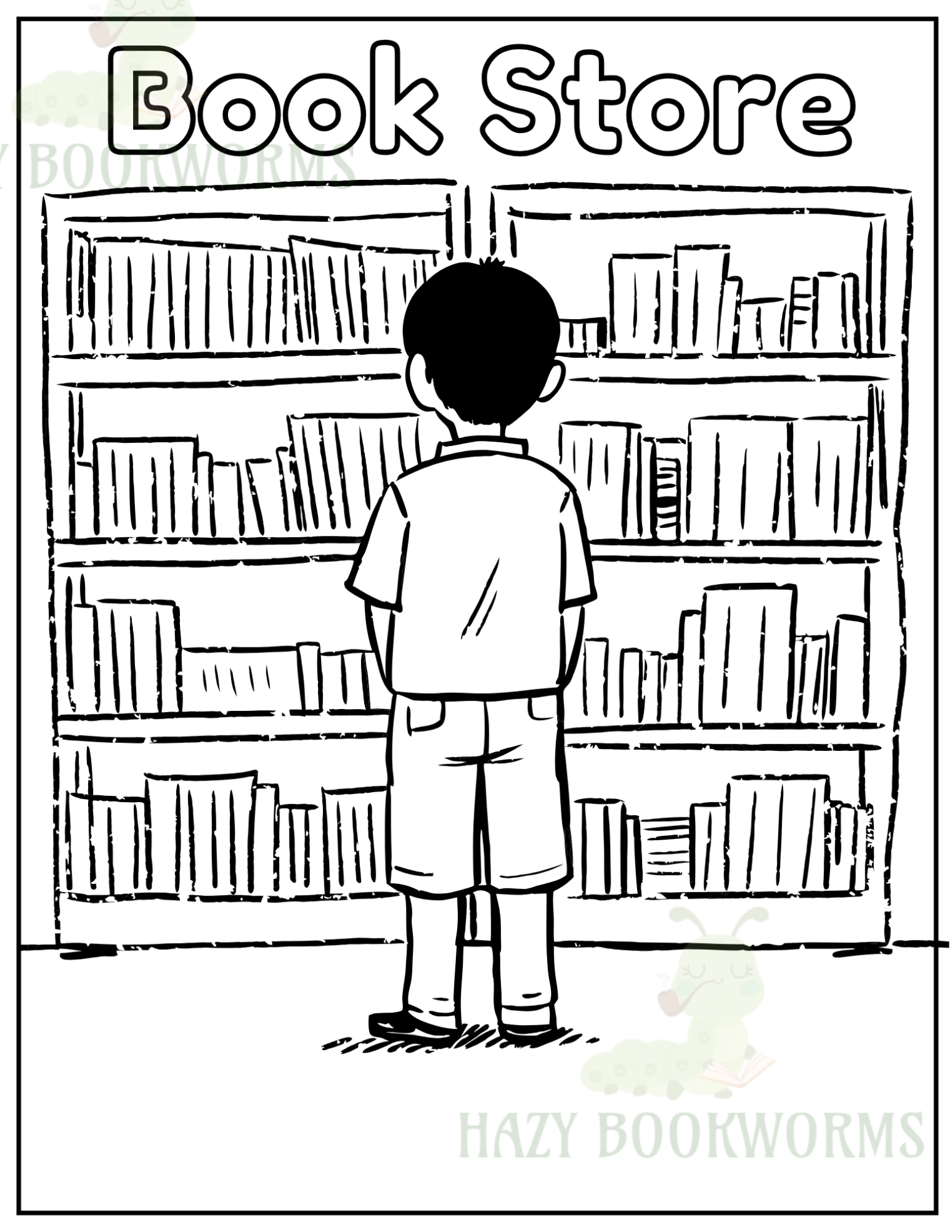 Book Lovers Coloring Book