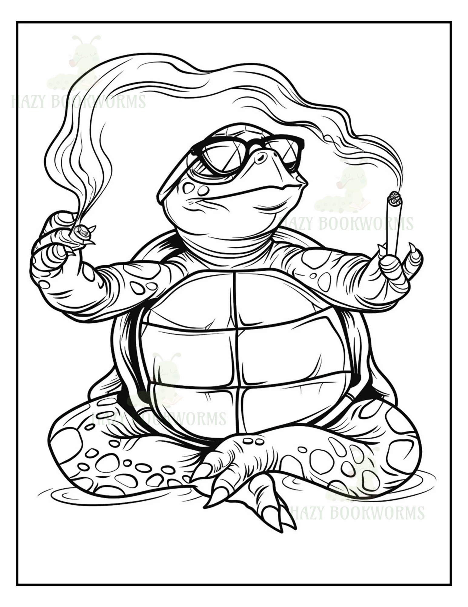 Trippy Animals Coloring Book