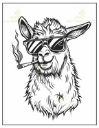 Trippy Animals Coloring Book