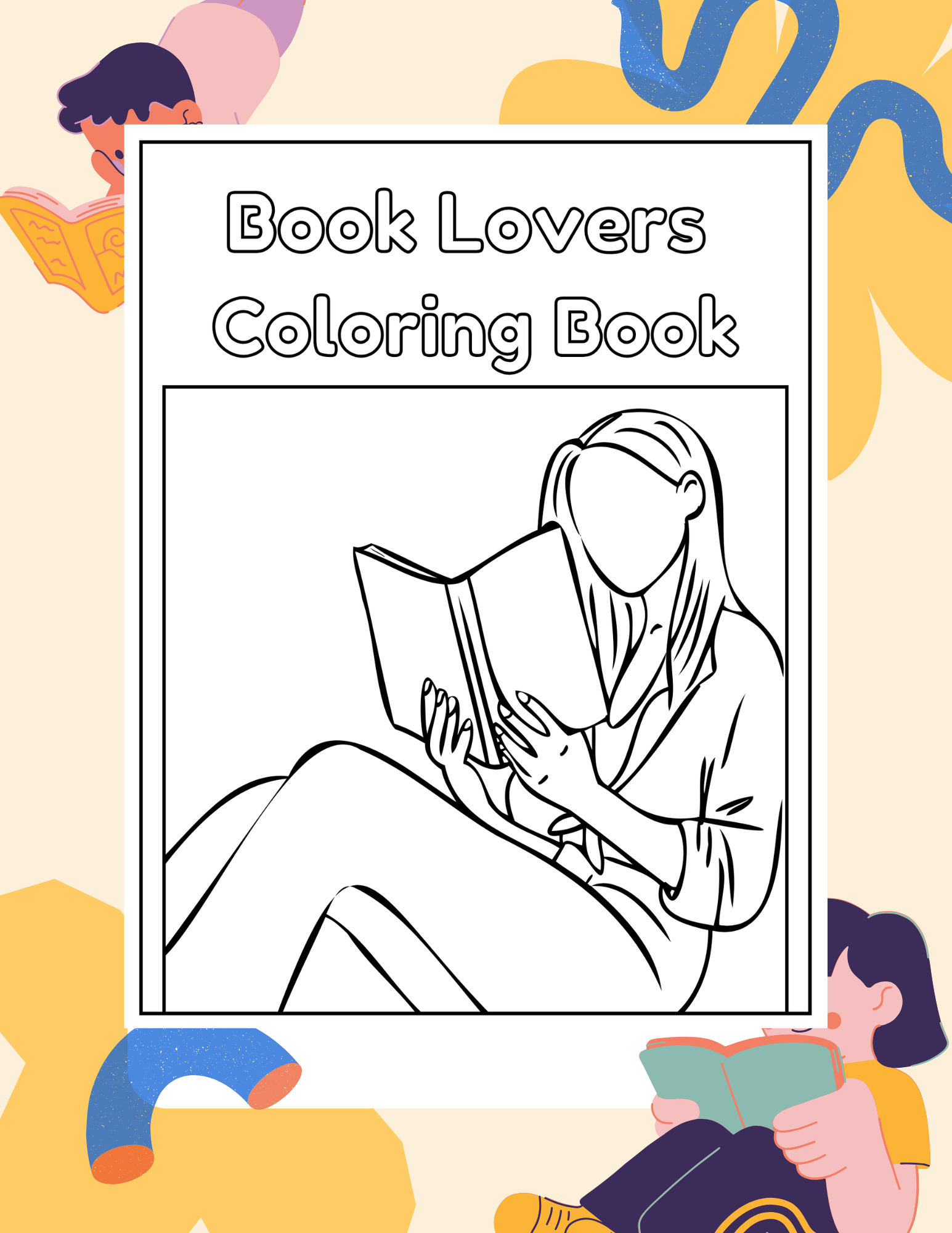 Book Lovers Coloring Book