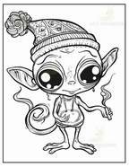 Trippy Animals Coloring Book