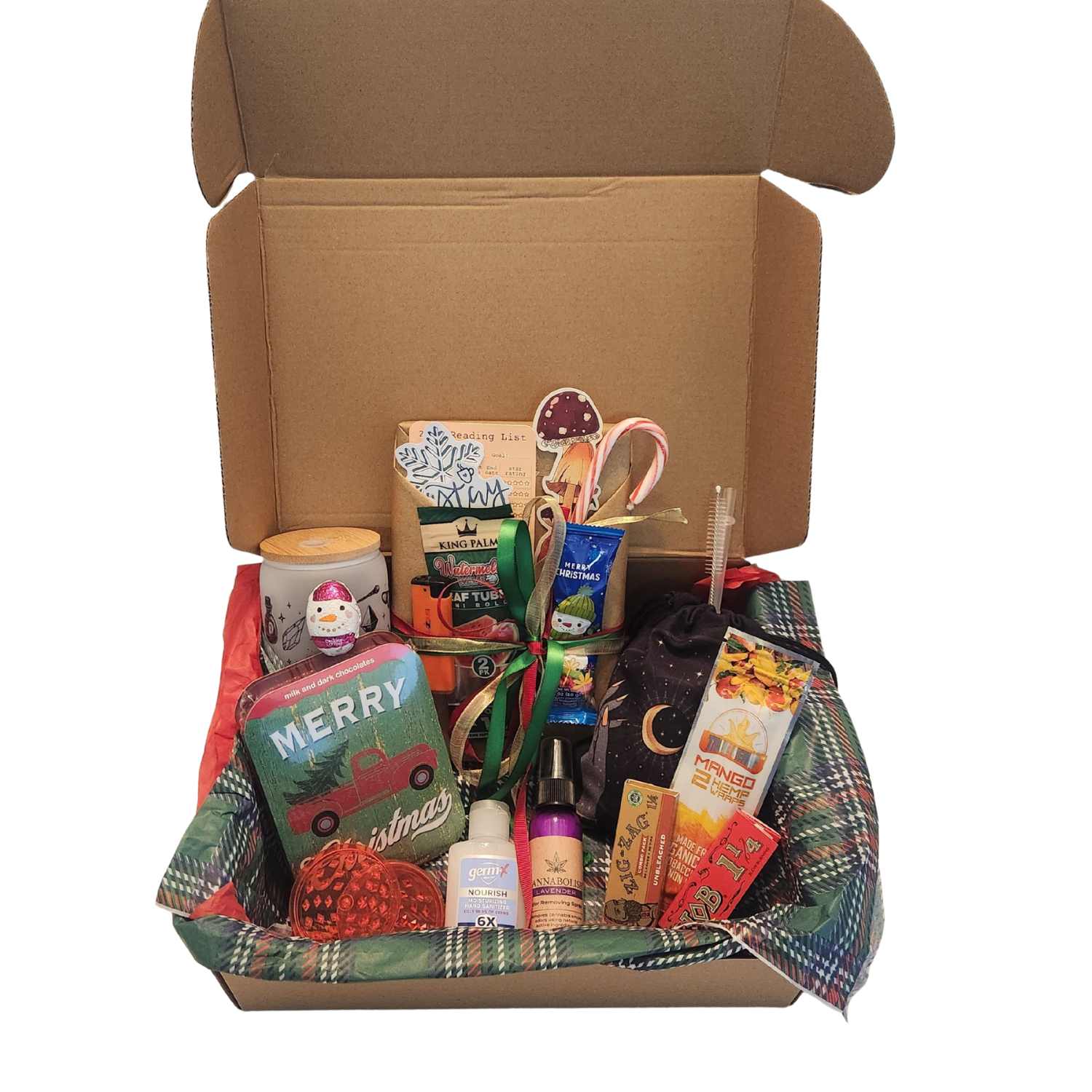 Lit Secret Santa Blind Book Box