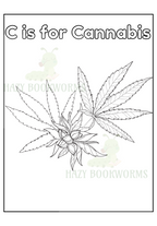A-Z Cannabis Coloring