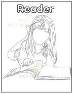 Book Lovers Coloring Book