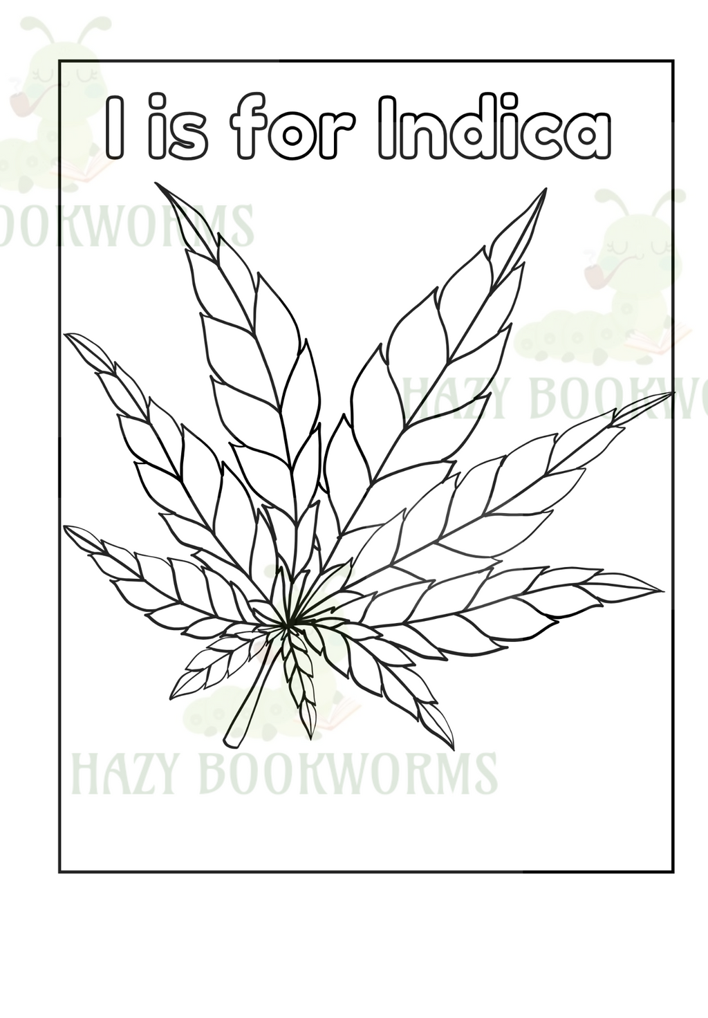 A-Z Cannabis Coloring