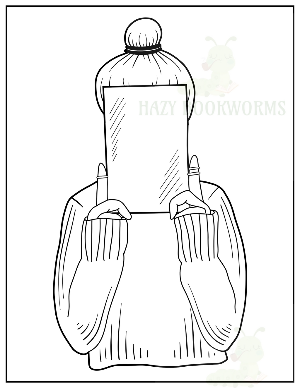 Soothing Bookish Coloring Book