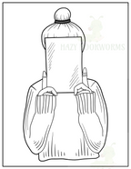 Soothing Bookish Coloring Book