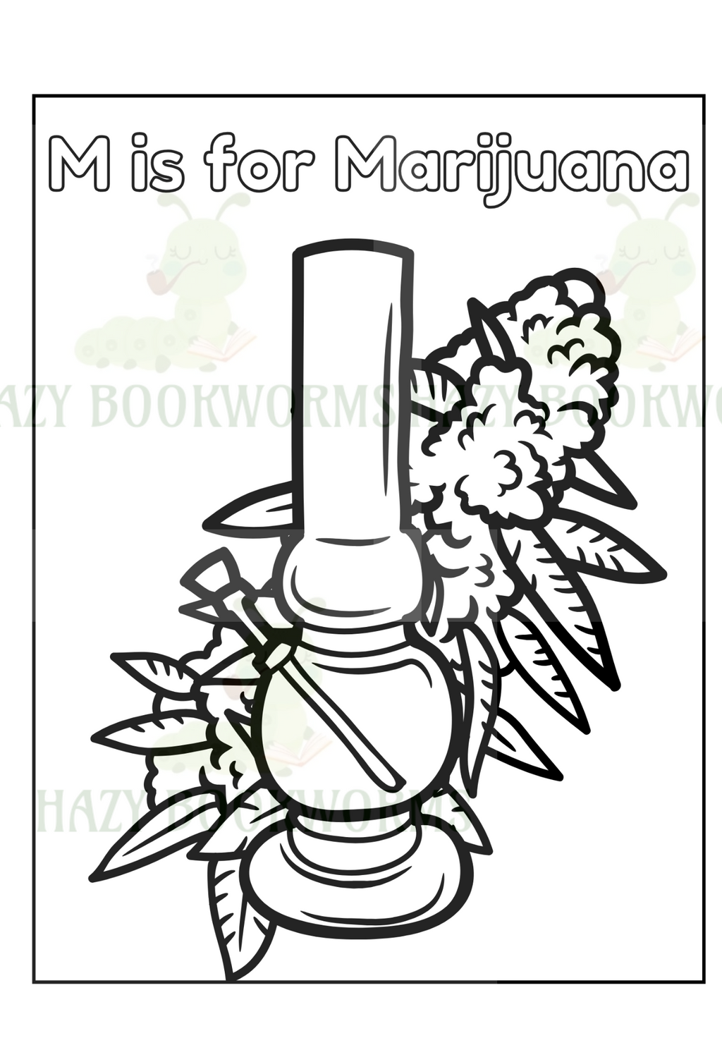 A-Z Cannabis Coloring