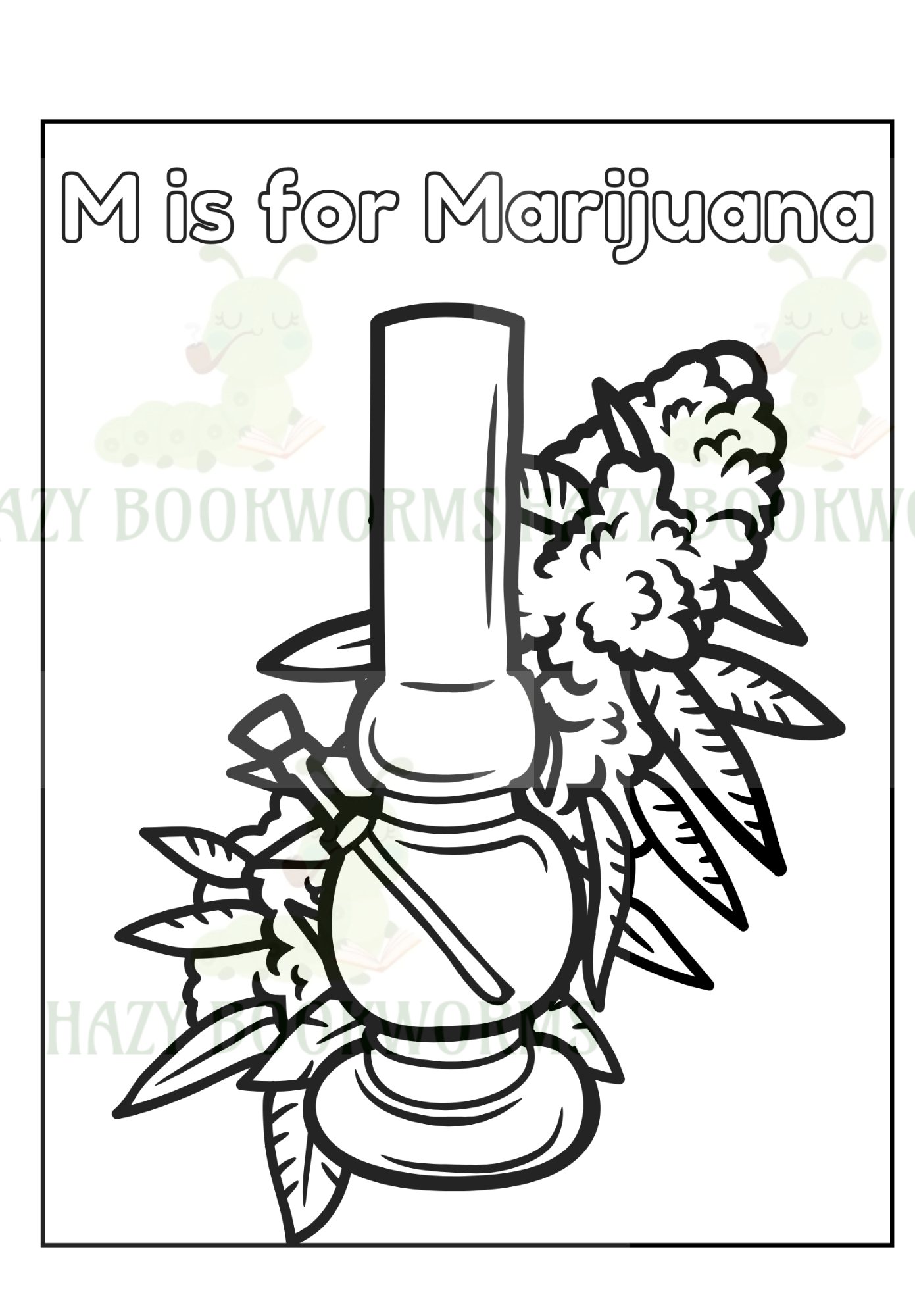 A-Z Cannabis Coloring