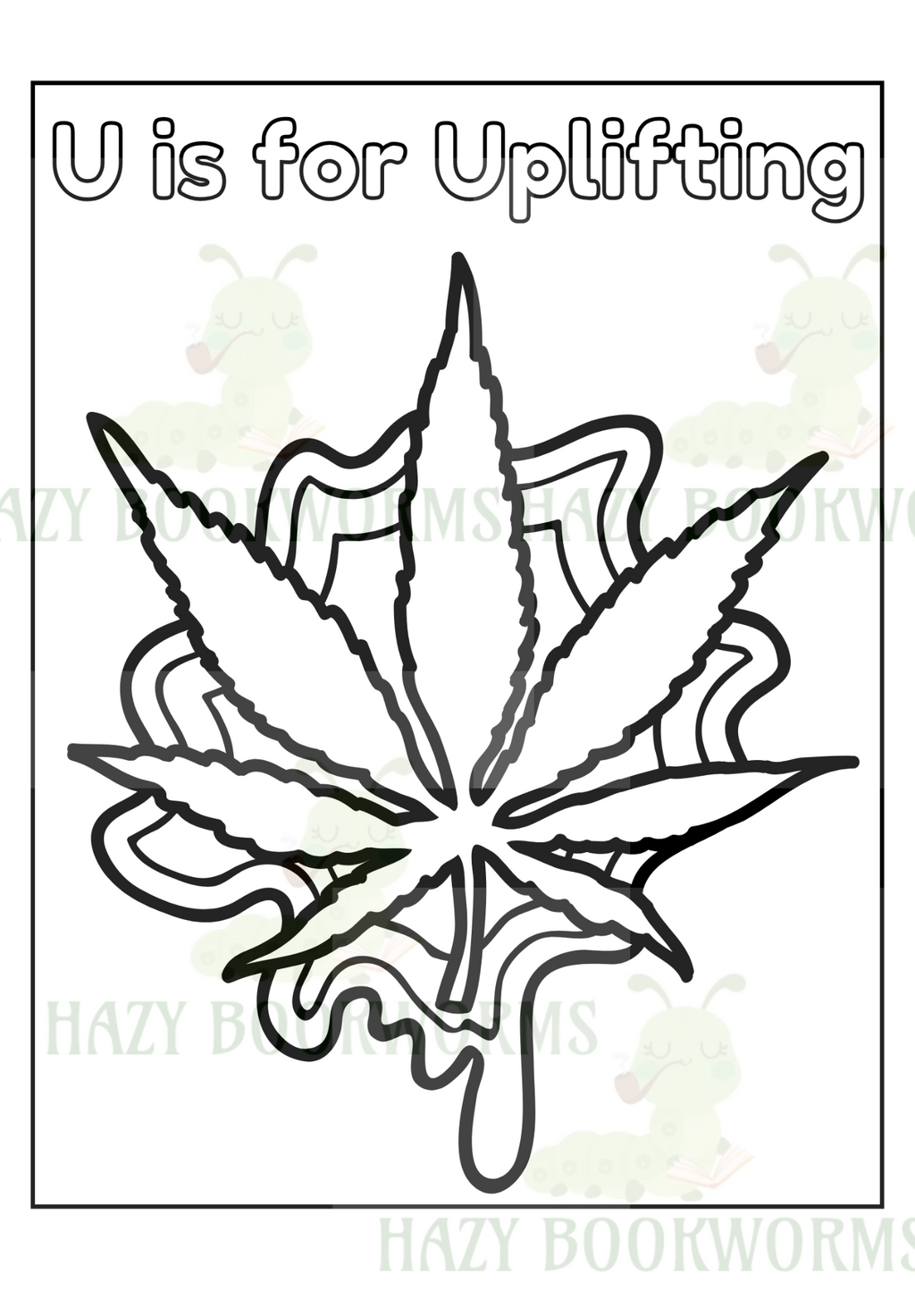 A-Z Cannabis Coloring