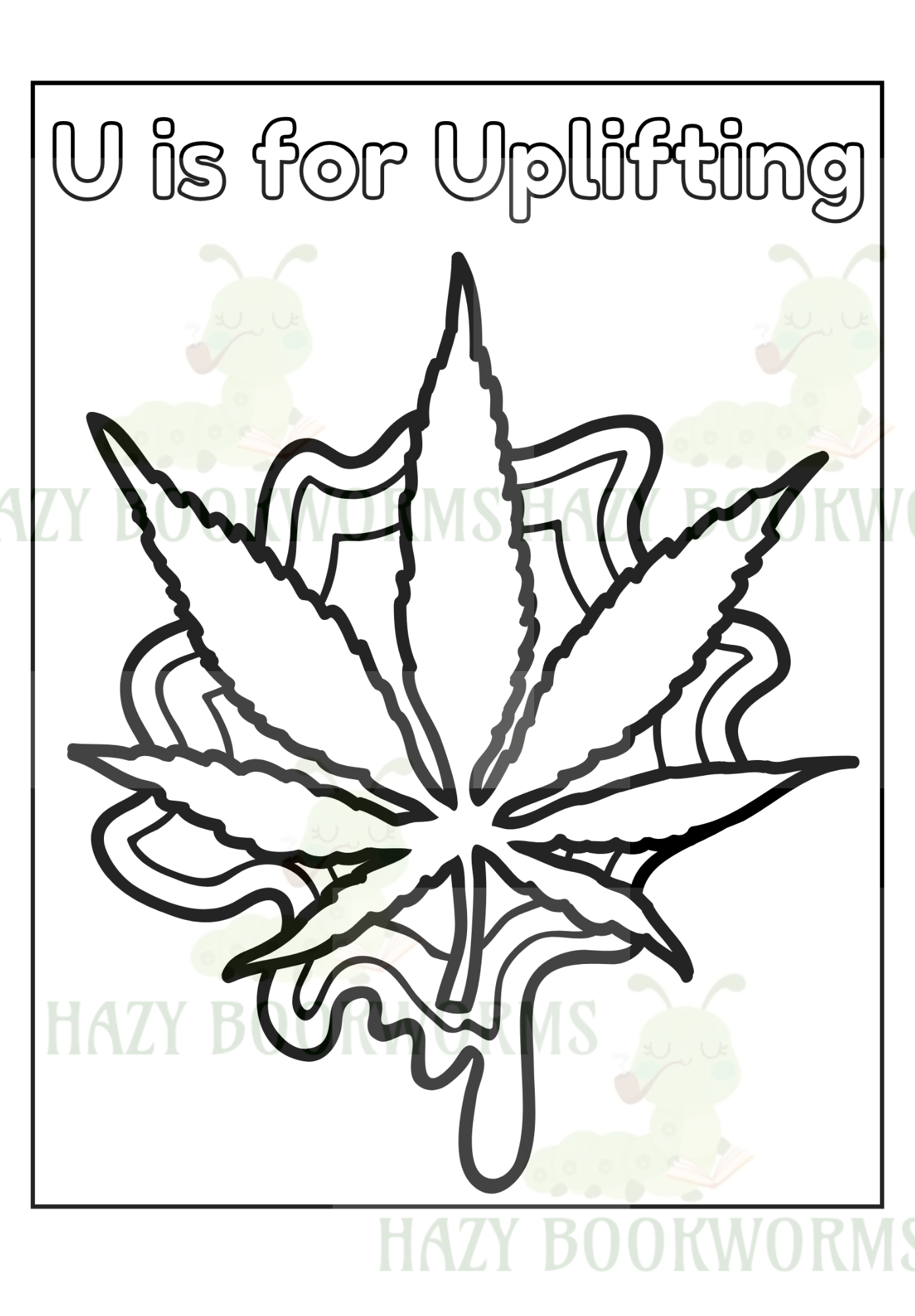 A-Z Cannabis Coloring