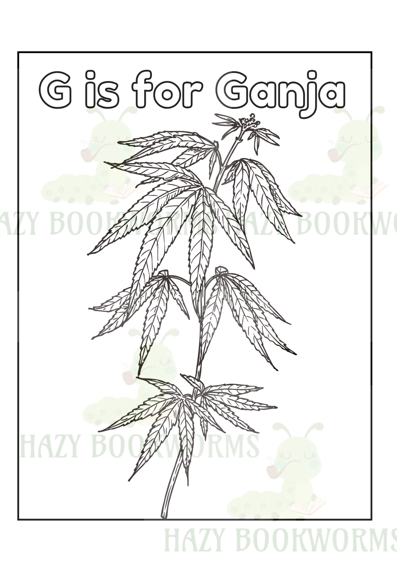 A-Z Cannabis Coloring