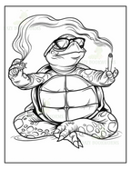 Trippy Animals Coloring Book