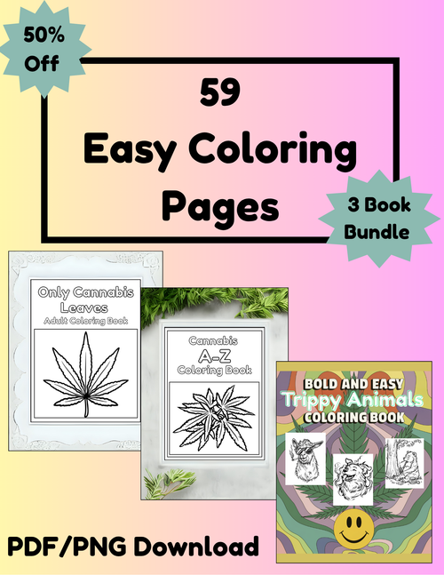420 Coloring Book Bundle