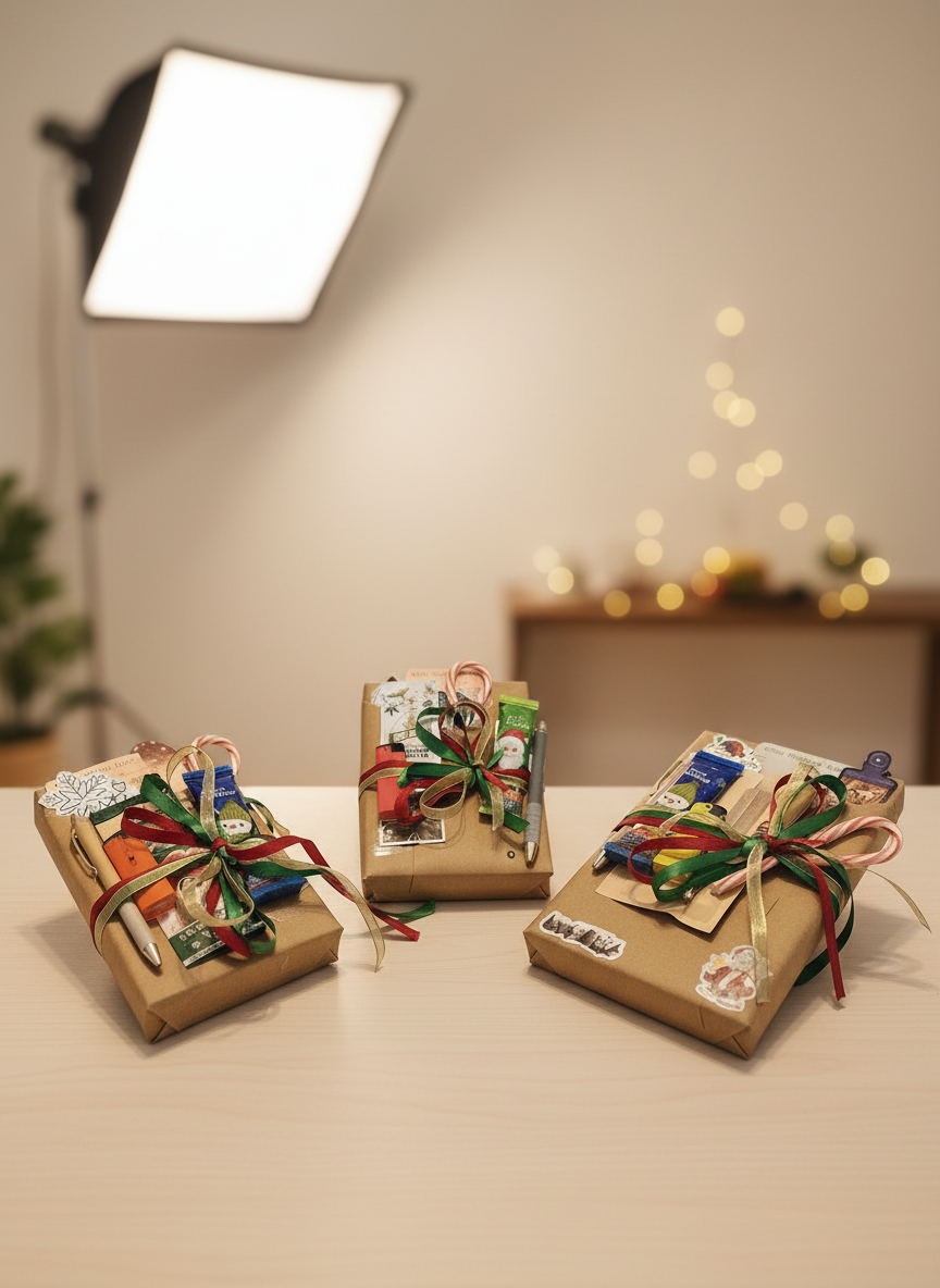 Lit Secret Santa Blind Book Box