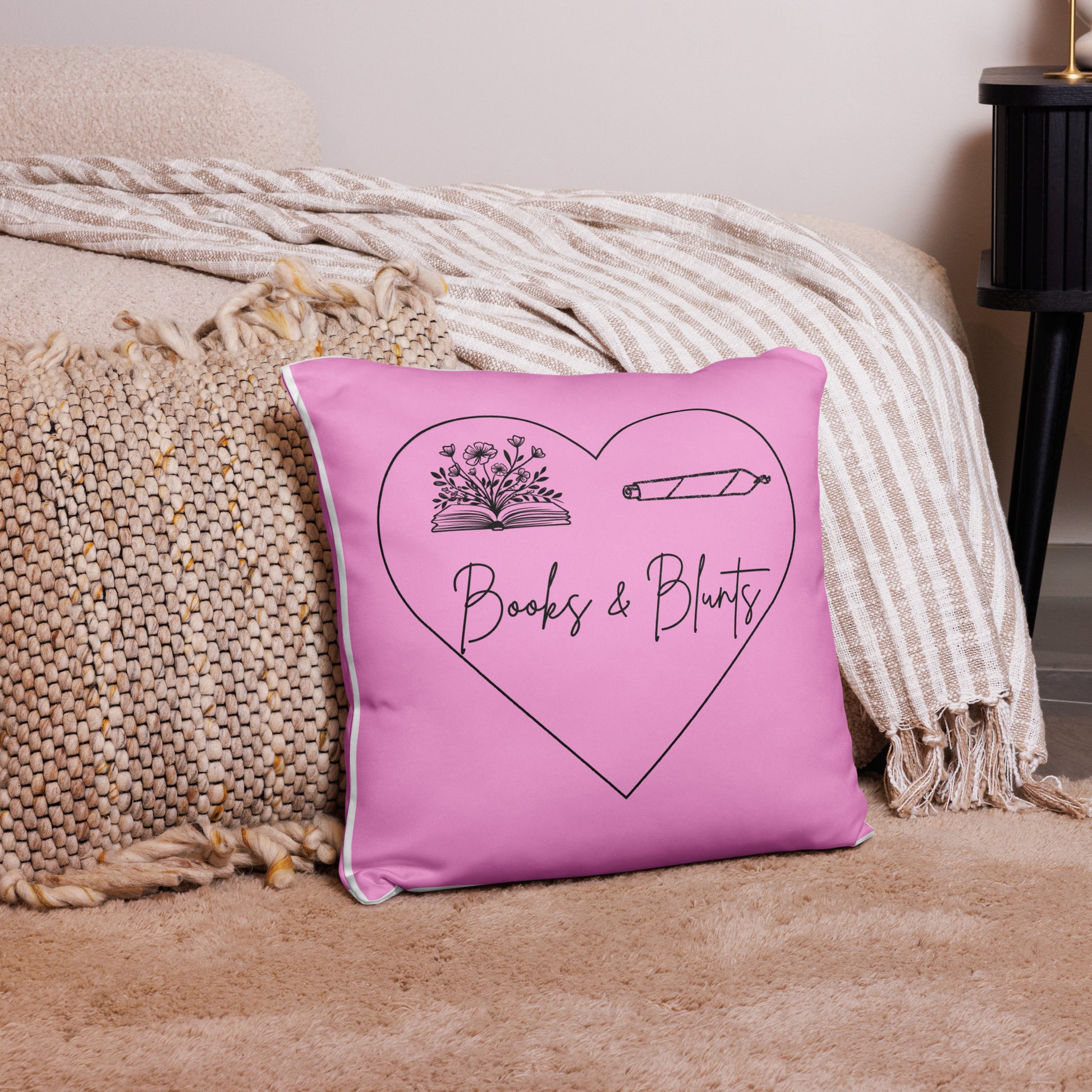 Pink 420 Bookworm Pillow