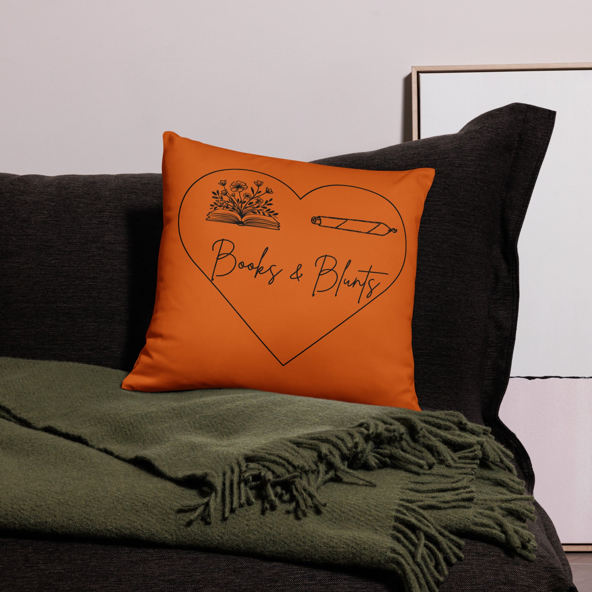 Burnt Orange 420 Lovers Pillow