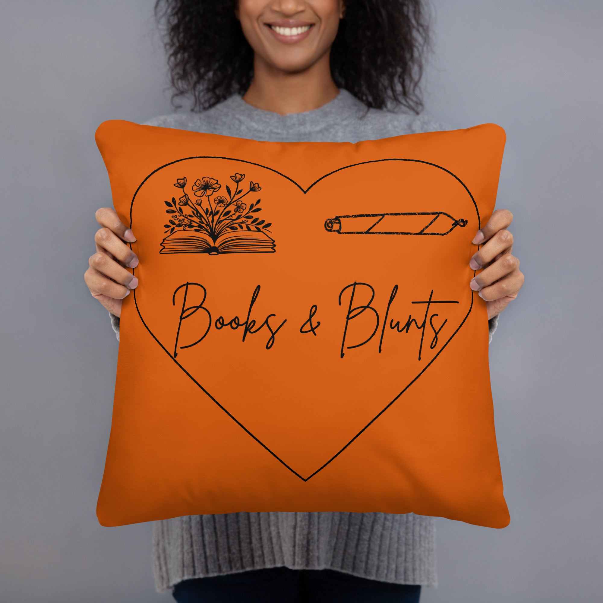 Burnt Orange 420 Lovers Pillow