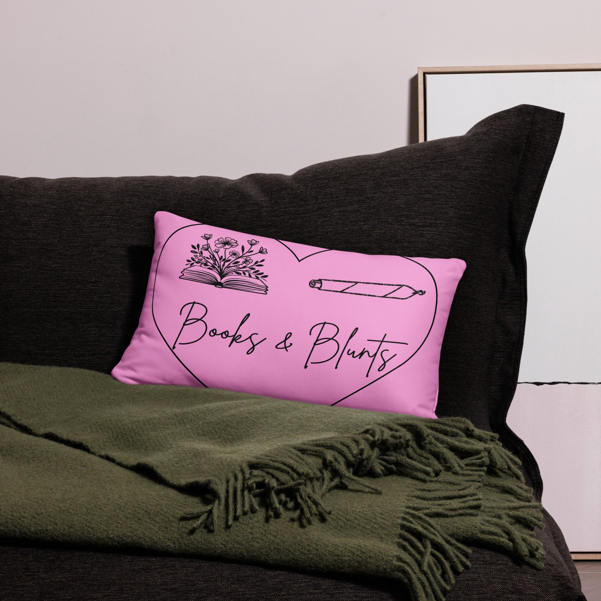 Pink 420 Bookworm Pillow