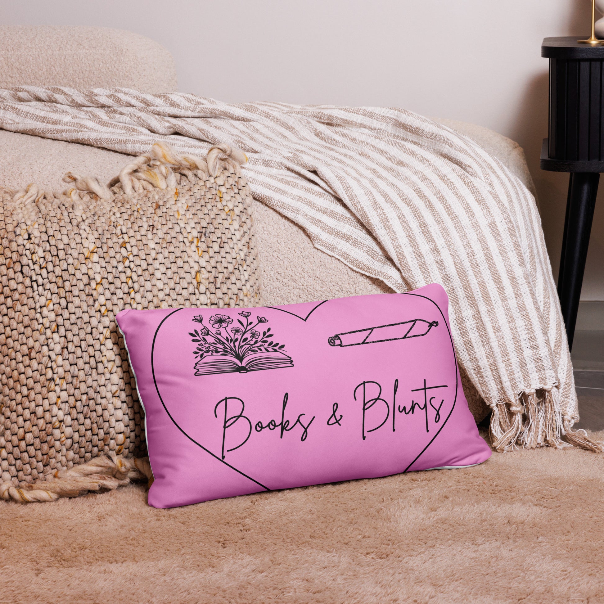 Pink 420 Bookworm Pillow