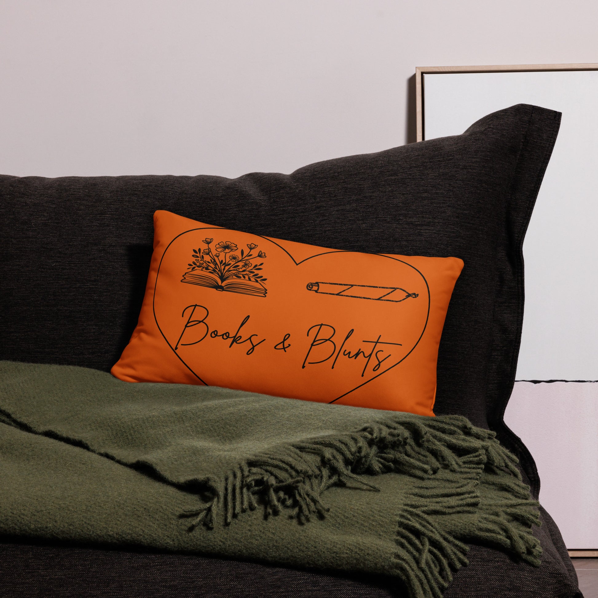 Burnt Orange 420 Lovers Pillow