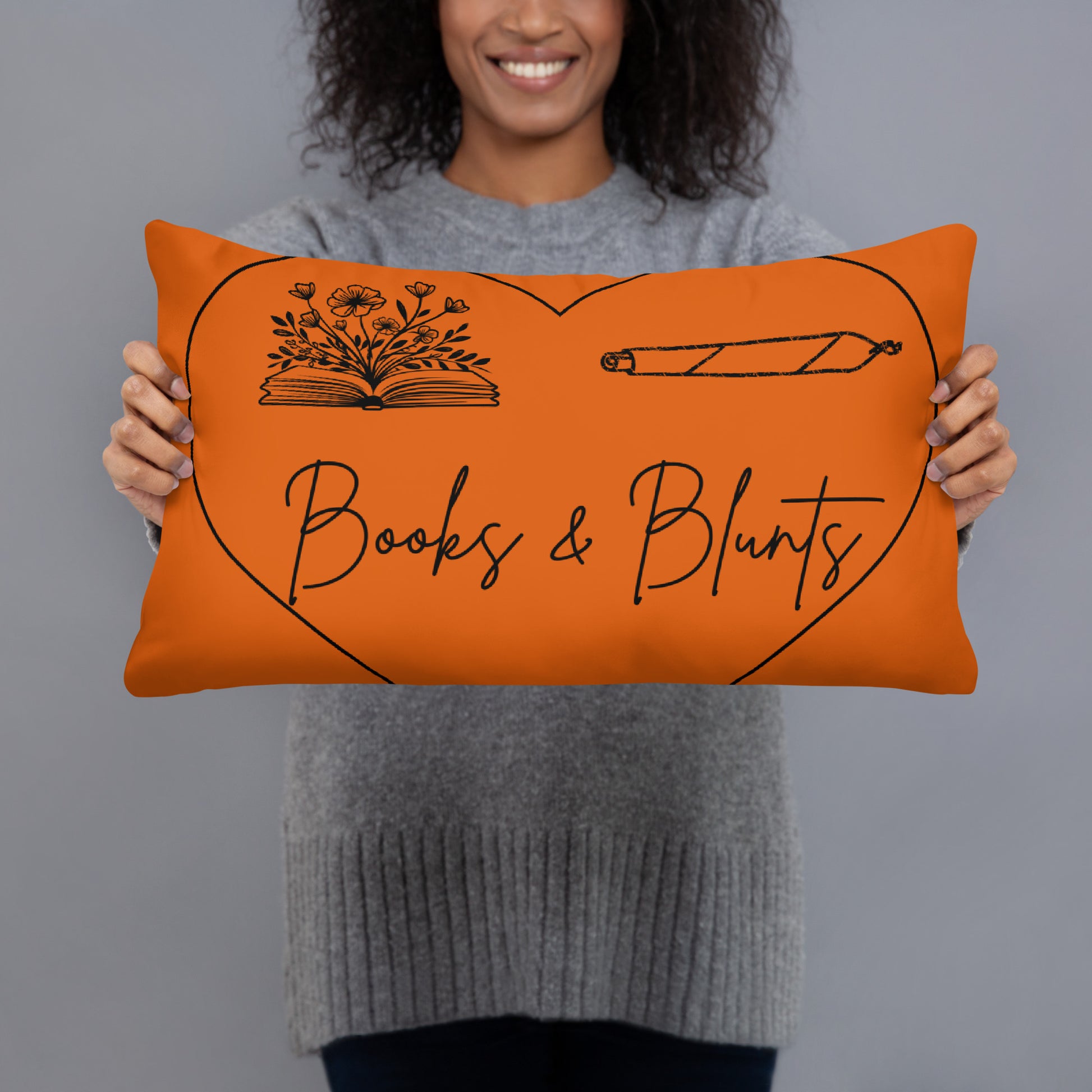 Burnt Orange 420 Lovers Pillow