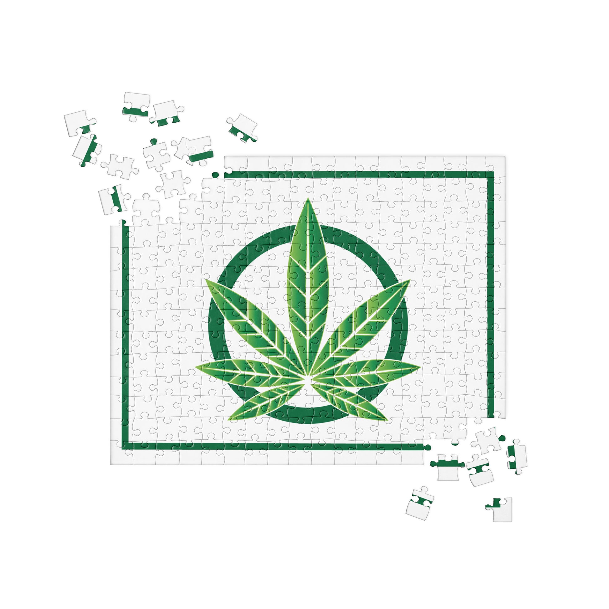 Cannabis Leaf Jigsaw Puzzle