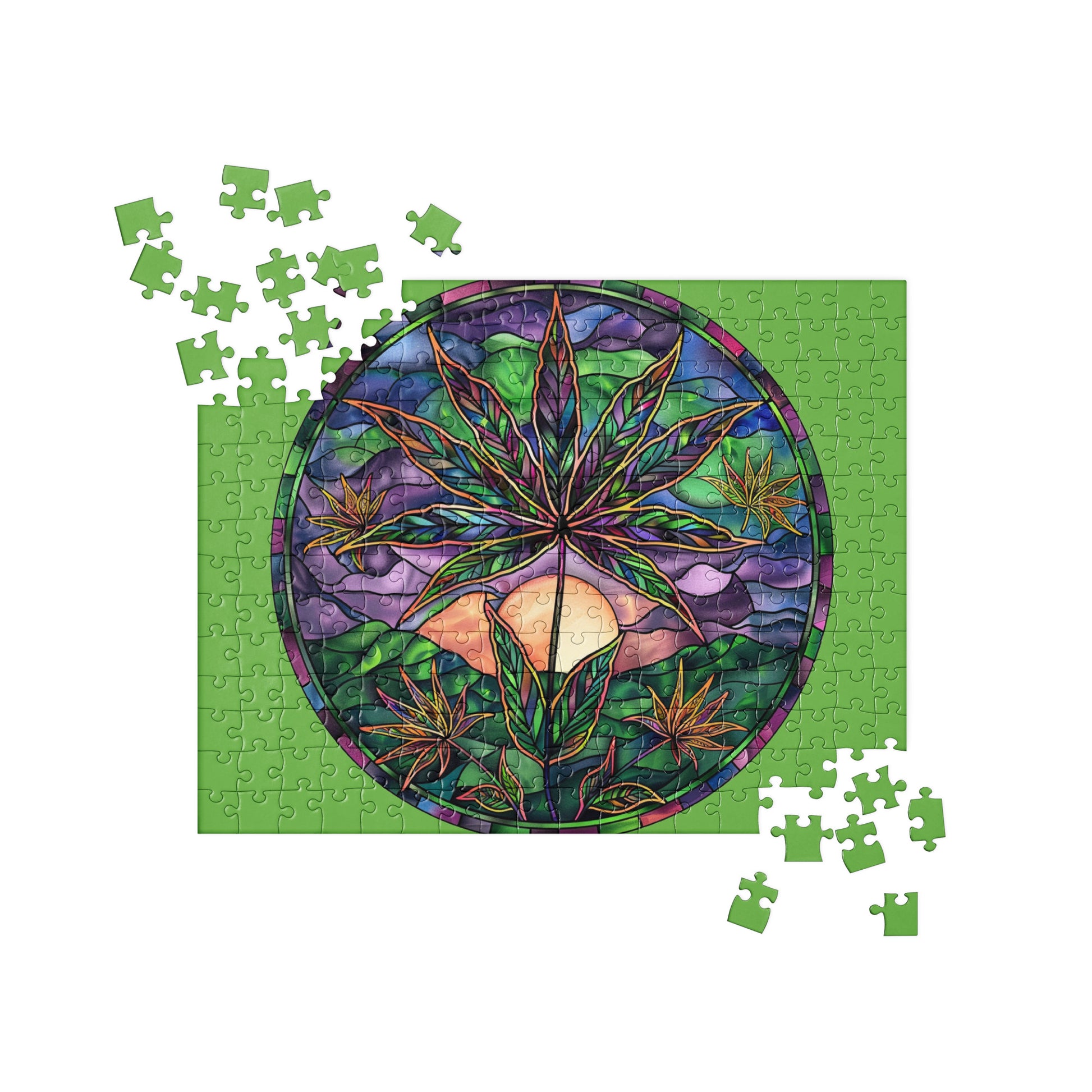 Trippy Pot Leaf Puzzle