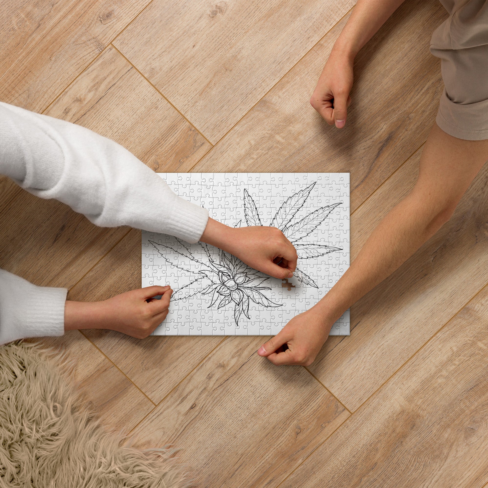 DIY Botanical Jigsaw puzzle