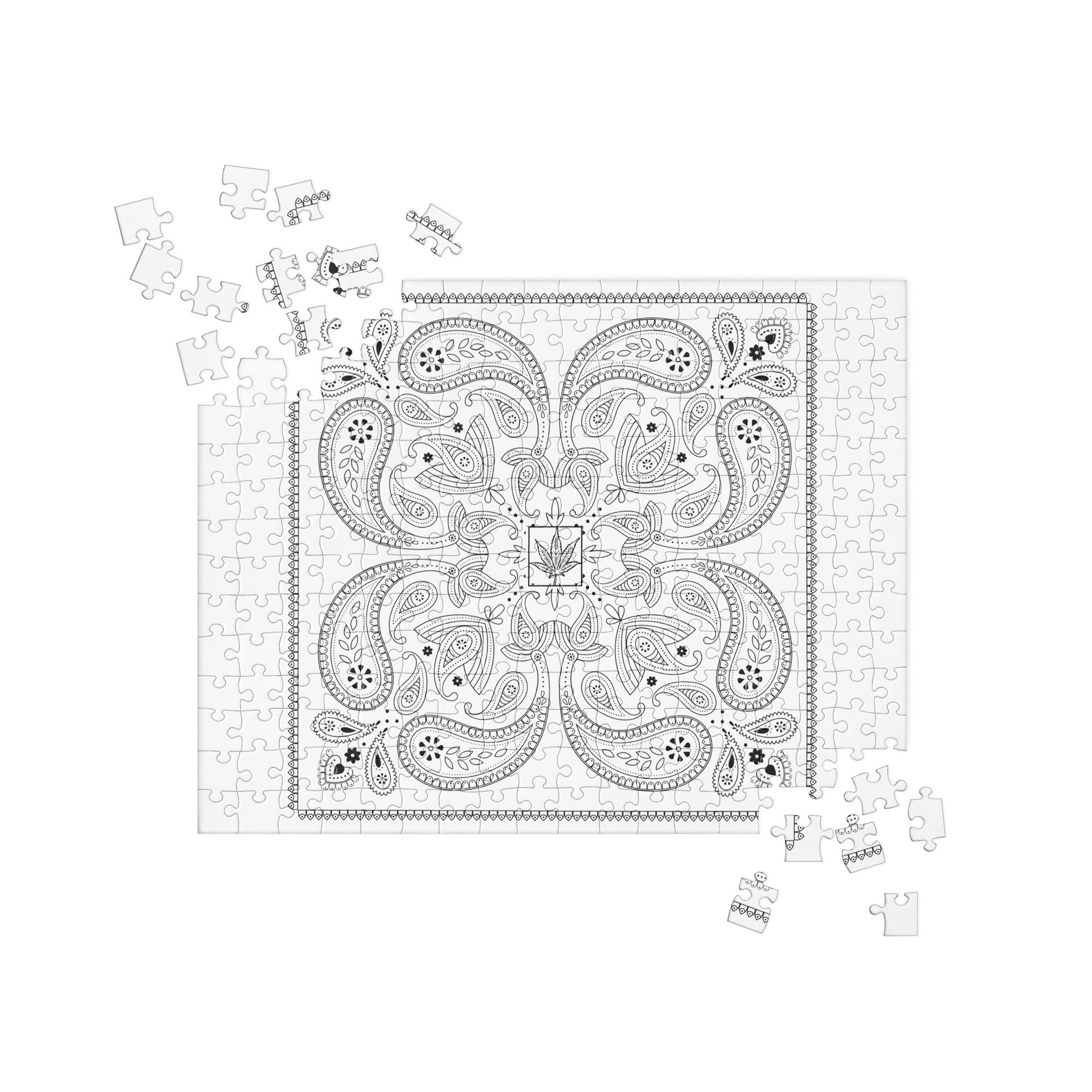 Paisley Draw on Jigsaw puzzle
