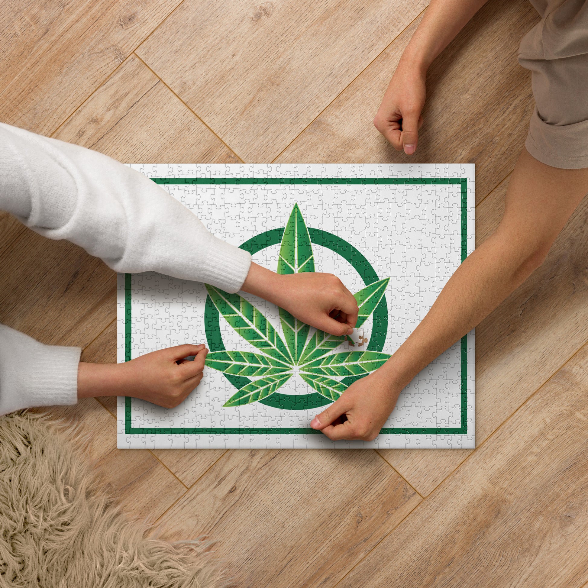 Cannabis Leaf Jigsaw Puzzle