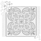 Paisley Draw on Jigsaw puzzle