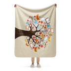 Book Tree Blanket