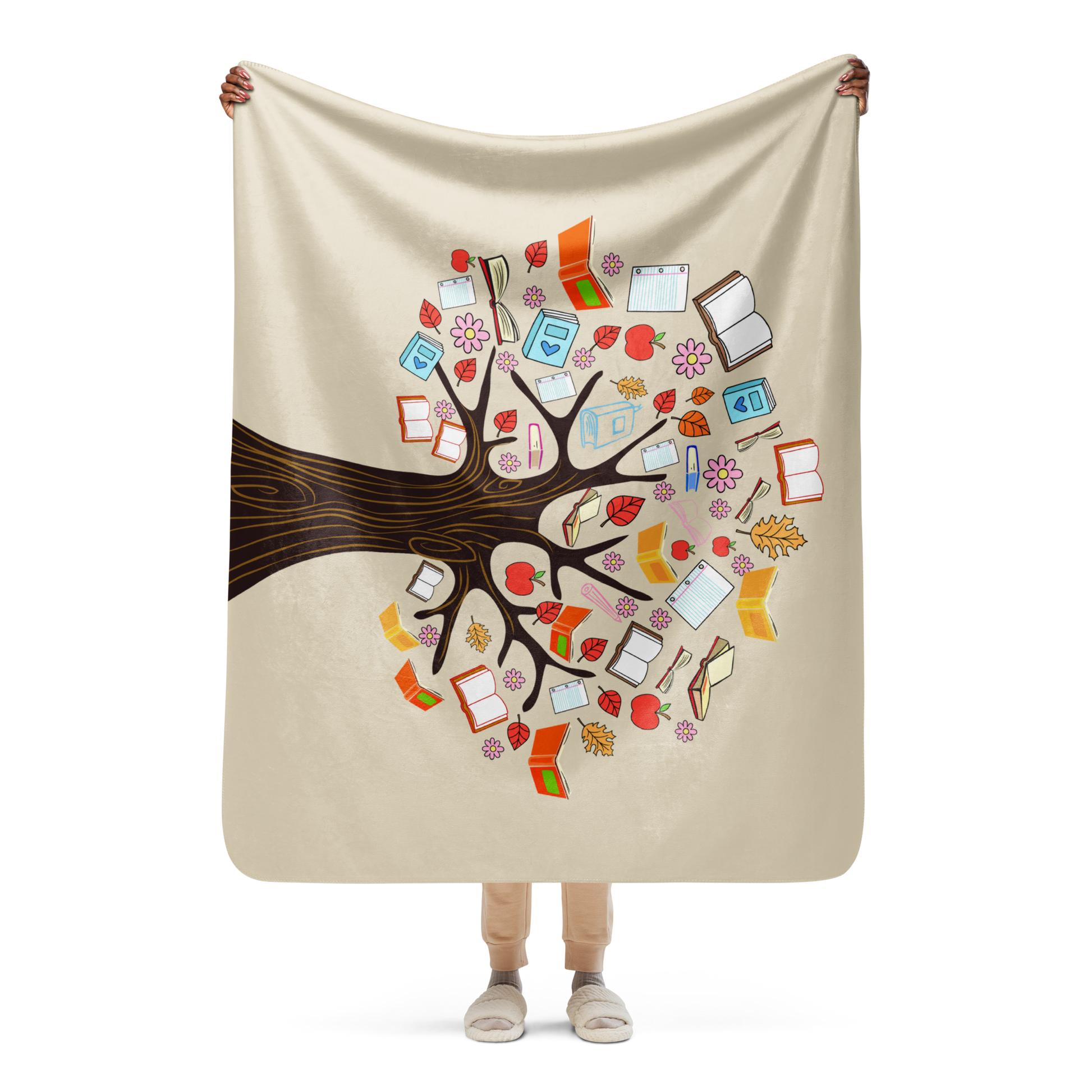 Book Tree Blanket