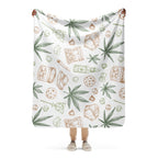 Pot Leaf Plushie Blanket