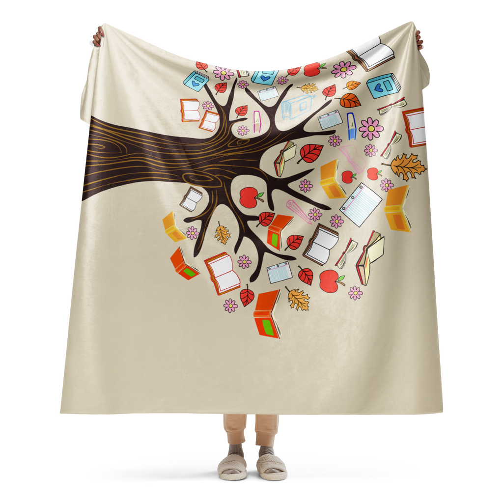 Book Tree Blanket