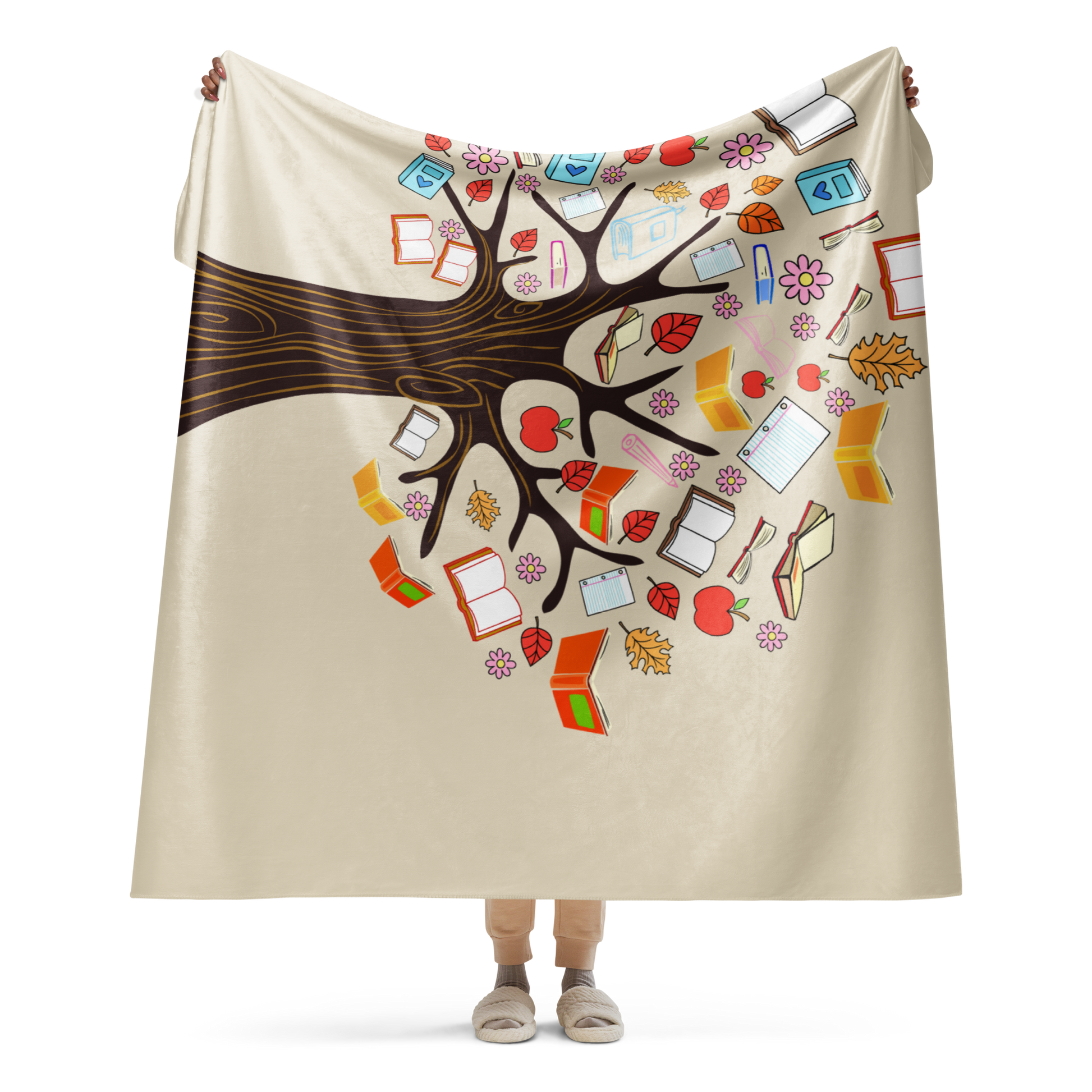 Book Tree Blanket
